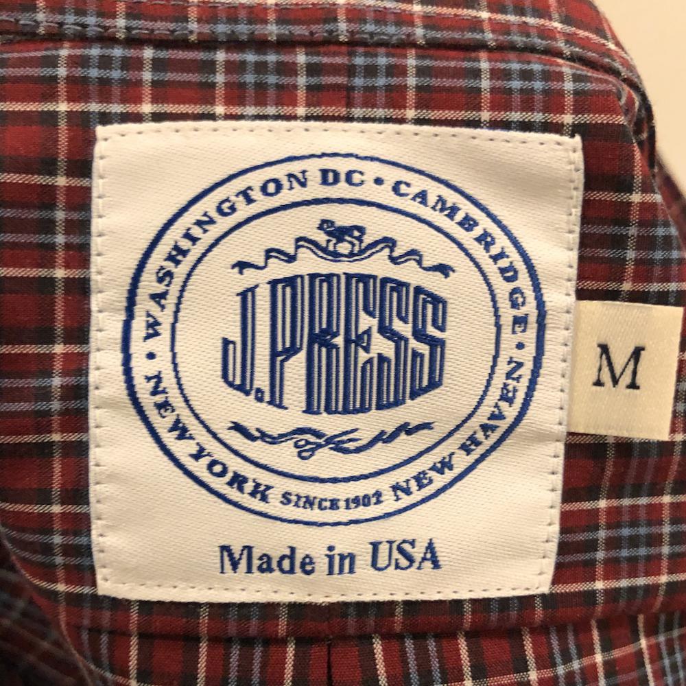 Image of J. Press Mini Plaid Sport Shirt