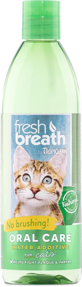 Image of TropiClean Fresh Breath Oral Care Water Additive for Cats